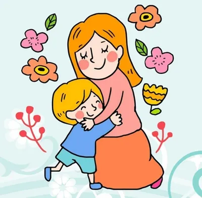 Рисунок «День матери» (1 фото). Воспитателям детских садов, школьным  учителям и педагогам - Маам.ру