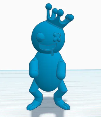 Бесплатный STL файл Синий персонаж Roblox (Радужные друзья) 🦸・Модель для  загрузки и 3D-печати・Cults