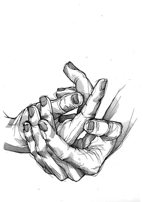 Руки влюбленных рисунок карандашом - 57 фото