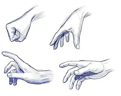 Рисунки рук для срисовки (71 фото)
