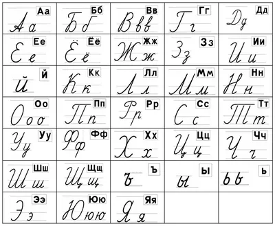 Картинки русских букв