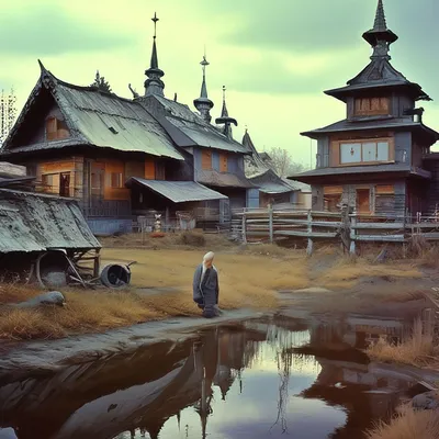 Файл:Классика русской деревни - panoramio.jpg — Википедия