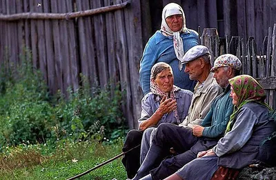 Фотография русской деревни, старых …» — создано в Шедевруме