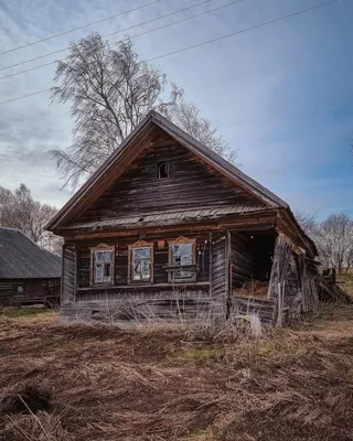 Фотографии бревенчатых домов из Русской Деревни