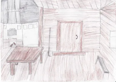 Убранство избы рисунок детский (45 фото) » рисунки для срисовки на  Газ-квас.ком