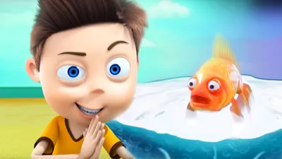 Песенка про рыбок песенка от Котэ и Синего трактора - песенки для детей! -  YouTube