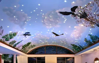Натяжные потолки с 3D эффектом - купить в Санкт-Петербурге
