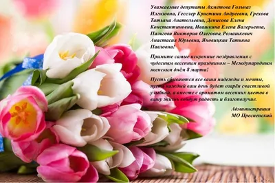 Андрей Никитин и Елена Писарева поздравили новгородок с 8 марта - 53 Новости