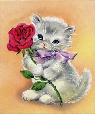 Трогательные открытки с 8 марта с котиками и нежными пожеланиями