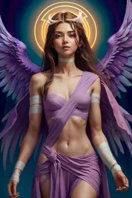 Арт с девушками ангелами от Francisco Méndez » Мир фантастики и фэнтези