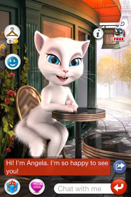 Моя ГОВОРЯЩАЯ кошка АНДЖЕЛА 2 Много мух и ГОТОВКА Кошечка Анжела в игре My  Talking Angela 2 - YouTube