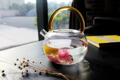 чай с лимоном и вид сверху цветок на белом фоне И картинка для бесплатной  загрузки - Pngtree