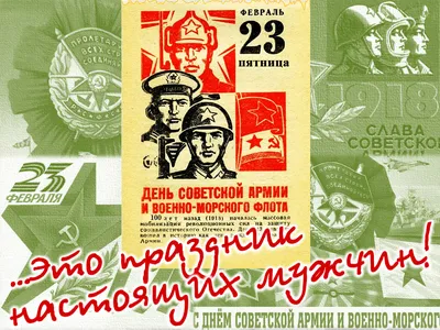 С Днем Советской Армии и Военно-морского флота!