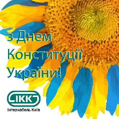 ᐈ С Днем Конституции Украины!