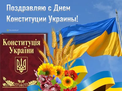 День Конституции 2023 — с днем Конституции Украины поздравления в стихах,  открытках, факты и дне / NV