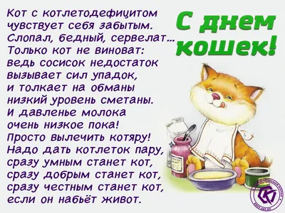 Нежные новые открытки и стихи во Всемирный день кошек 8 августа для  обожателей кошачьей породы