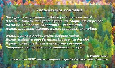 17 сентября – День работников леса - Поздравления Губернатора Ульяновской  области - СМИ Сетевое издание \"Вешкаймские вести\"