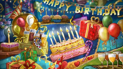 Картинка Цветы на день рождения » День рождения » Праздники » Картинки 24 -  скачать картинки бесплатно