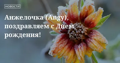 Картинка с днем рождения Анжелочка - поздравляйте бесплатно на  otkritochka.net