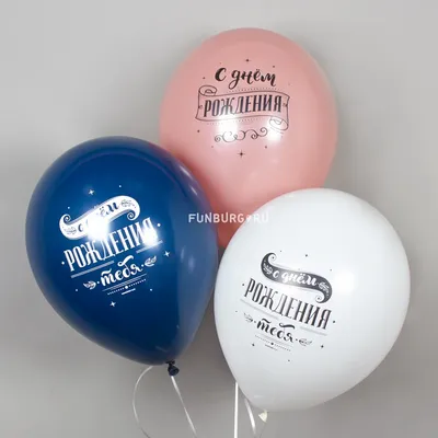 Купить воздушные шары «Поздравляю с Днём рождения» с доставкой по  Екатеринбургу - интернет-магазин «Funburg.ru»