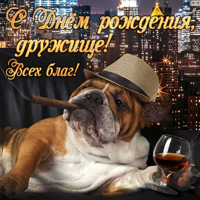 Подарить лучшую открытку с днём рождения другу онлайн - С любовью,  Mine-Chips.ru