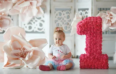день рождения девочки 1 годик | Студия дизайна Клевер-ДЕКОР
