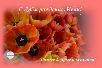 С днем рождения Иван открытки - 70 фото