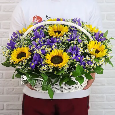 Корзина из 51 розы (50 см) заказать с доставкой в Челябинске - салон «Дари  Цветы»