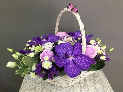 Купить Красивый букет цветов с днём рождения \"Вдохновение\" в Москве  недорого с доставкой