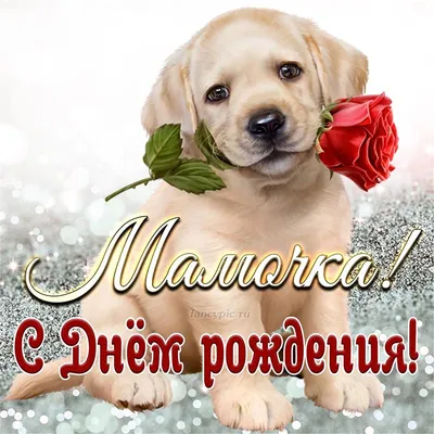 Подарить открытку с днём рождения любимой маме онлайн - С любовью,  Mine-Chips.ru