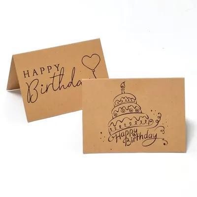 Поздравительная открытка с Днем Рождения на английском - YouTube