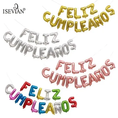 Открытка на день рождения красочный воздушный шар на испанском языке PNG ,  Партия, Поздравительная открытка, день рождения PNG картинки и пнг PSD  рисунок для бесплатной загрузки
