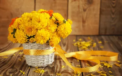 Осенний букет цветов с днем рождения - фото и картинки: 84 штук