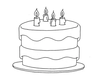 Открытка с днем рождения Большой торт, на юбилей, день рождения. Открытка с  конвертом - купить с доставкой в интернет-магазине OZON (490125628)
