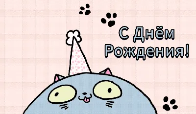 Поздравление кота с днем рождения - 69 фото