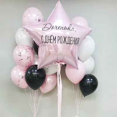 Букет шаров \"С Днем рождения Любимый\" купить в Москве недорого с доставкой  | SharLux
