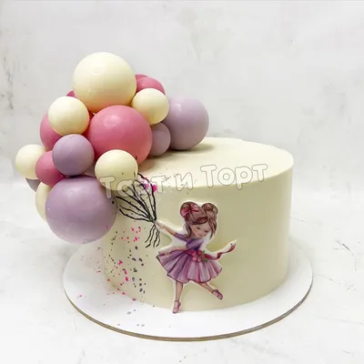 Открытки с днем рождения с тортом и шарами - фото и картинки abrakadabra.fun