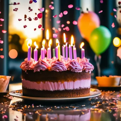 С Днем Рождения Торт Со Свечами — стоковые фотографии и другие картинки Торт  ко дню рождения - Торт ко дню рождения, Беззаботный, Венок - iStock
