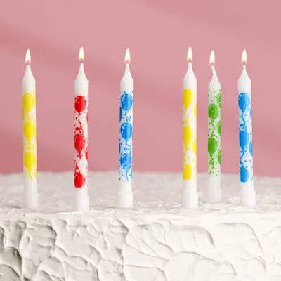 Пакет подарочный AMB с днем рождения Торт 3 свечи S (24х18х8 см) - IRMAG.RU