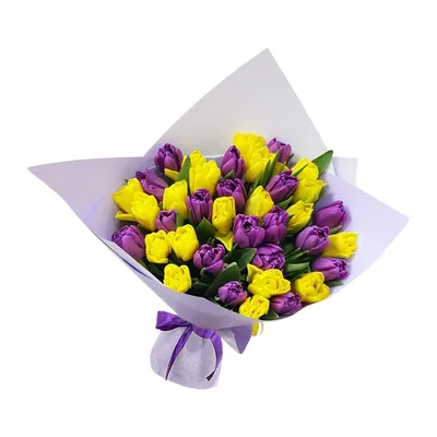 Желтые тюльпаны - Доставкой цветов в Москве! 15587 товаров! Цены от 487  руб. Цветы Тут