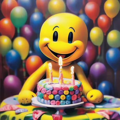Картинки на День рождения «Смайлика» (50 фото) » Юмор, позитив и много  смешных картинок