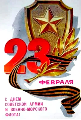 С Днем Советской Армии и военно-морского флота!