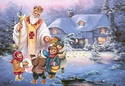 С Днем Святого Николая Чудотворца 19 декабря! Красивое Поздравление на День Святого  Николая!Открытка - YouTube
