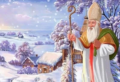 Старинные открытки на День Святого Николая. Обсуждение на LiveInternet -  Российский … | Рождественские иллюстрации, Викторианское рождество,  Рождество в стиле ретро