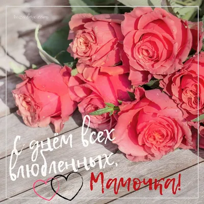 Открытки с Днём Святого Валентина для мамы - RozaBox.com