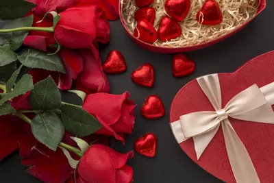 Отправить фото с днем Святого Валентина для девушки - С любовью,  Mine-Chips.ru