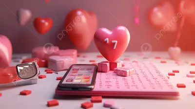Запись в блакноте День святого Валентина, 14 февраля, мобильный телефон,  красная ручкой и коробка в форме сердца с бантом на черном деревянном столе  Stock Photo | Adobe Stock