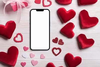 520 День святого Валентина мобильный телефон и любовь изображение_Фото  номер 500372093_JPG Формат изображения_ru.lovepik.com