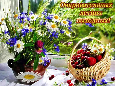 С добрым утром и хорошим летним днём! :: Ирина Баскакова – Социальная сеть  ФотоКто