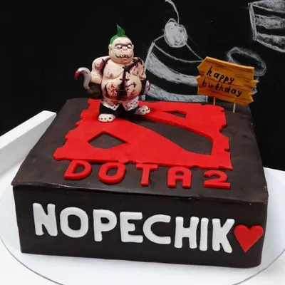 Торт С Дотой на заказ в СПб | Шоколадная крошка